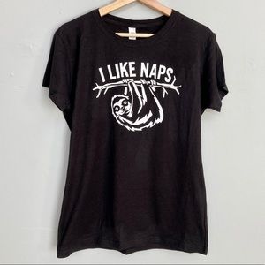I like naps sloth tee